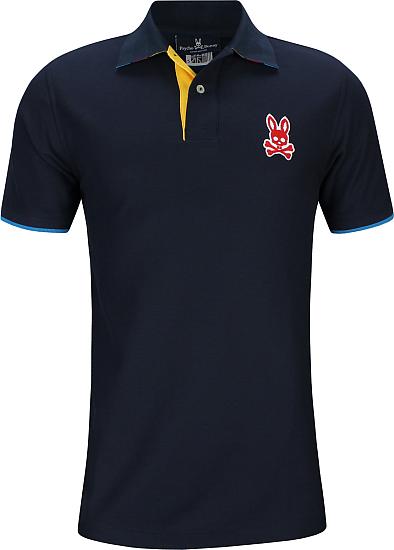 Psycho Bunny Alston Stitched Logo Golf Shirts