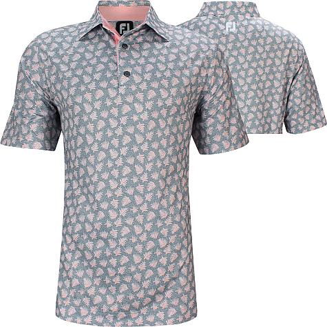 FootJoy ProDry Lisle Shadow Palm Print 