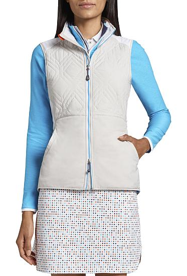 Peter Millar Women's Lizzie Hybrid Quilted Full-Zip Golf Vests