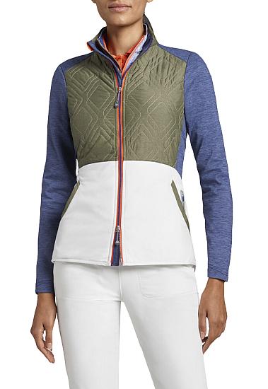 Peter Millar Women's Madeline Hybrid Colorblock Full-Zip Golf Jackets