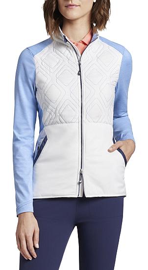 Peter Millar Women's Madeline Hybrid Colorblock Full-Zip Golf Jackets