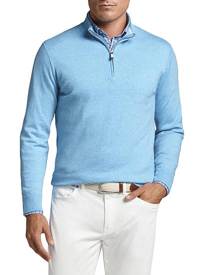 Peter Millar Crest Quarter-Zip Golf Pullovers - Previous Season Style - ON SALE