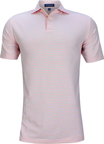 Peter Millar Crown Crafted Indigo Performance Jersey Golf Shirts - Tour Fit