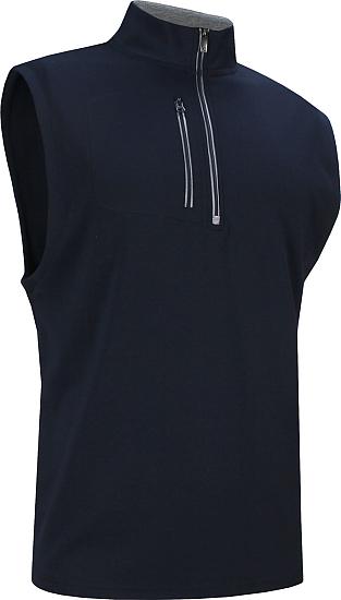 FootJoy Jersey Knit Quarter-Zip Golf Vests - FJ Tour Logo Available - Previous Season Style