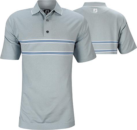 FootJoy ProDry Lisle Double Band Golf Shirts - FJ Tour Logo Available