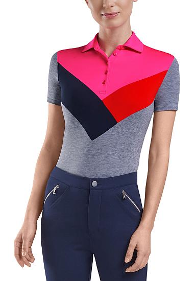 G/Fore Women's Multi V Golf Shirts - Previous Season Style
