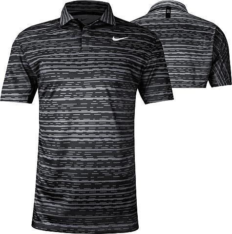 Nike Dri-FIT Tiger Woods Advanced Stripe Golf Shirts