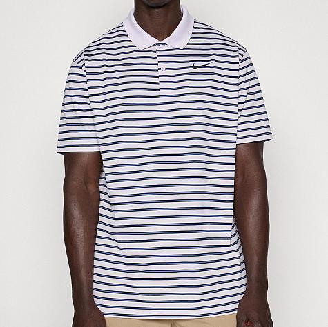 Nike Dri-FIT Victory Stripe Left Chest Logo Golf Shirts