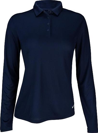 Nike Women's Dri-FIT Victory Solid Long Sleeve Golf Shirts - ON SALE
