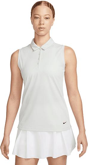 Nike Women's Dri-FIT Victory Solid Sleeveless Golf Shirts - Previous Season Style - ON SALE
