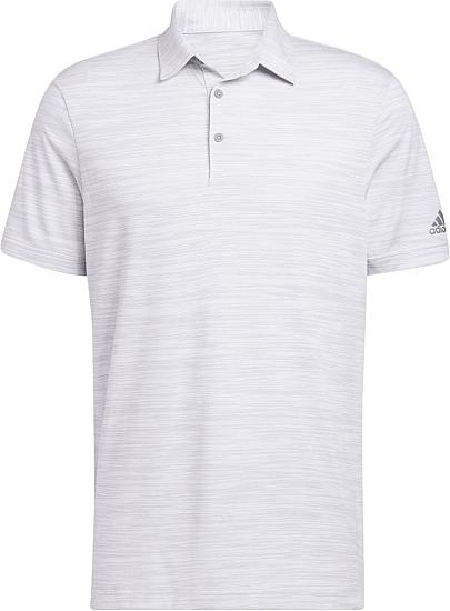 Adidas Primegreen Space Dye Stripe Golf Shirts - ON SALE