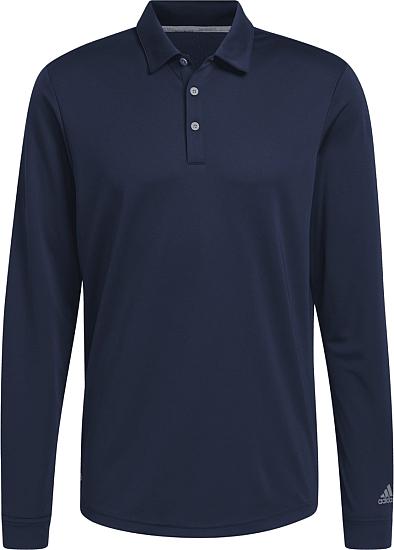 Adidas Primegreen UPF Heather Long Sleeve Golf Shirts