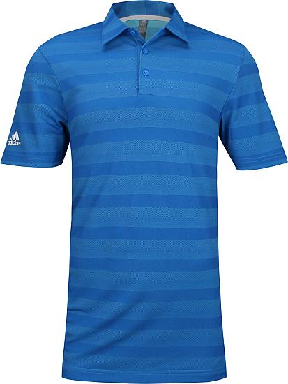 Adidas Primegreen 2-Color Stripe Golf Shirts
