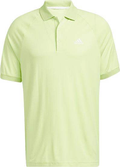 Adidas Primegreen Moss Stitch Jacquard Golf Shirts - ON SALE