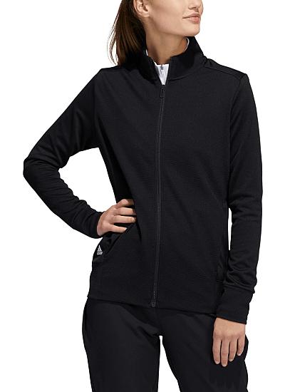 Adidas Women's Textured Full-Zip Golf Jackets