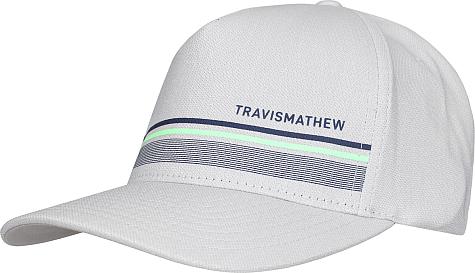 TravisMathew Men's Nassau Golf Hat, Small/Medium, Black