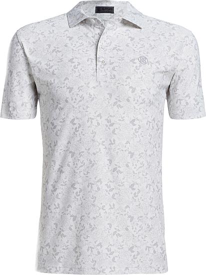 G/Fore Neutral Floral Golf Shirts