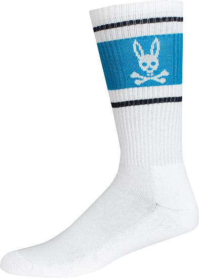 Psycho Bunny Stripe Crew Golf Socks
