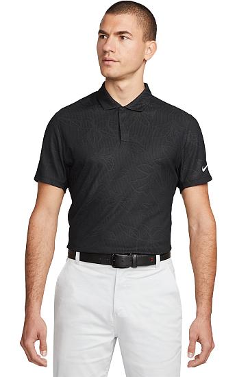 Nike Dri-FIT Tiger Woods Advanced Floral Jacquard Golf Shirts - Previous Season Style - ON SALE