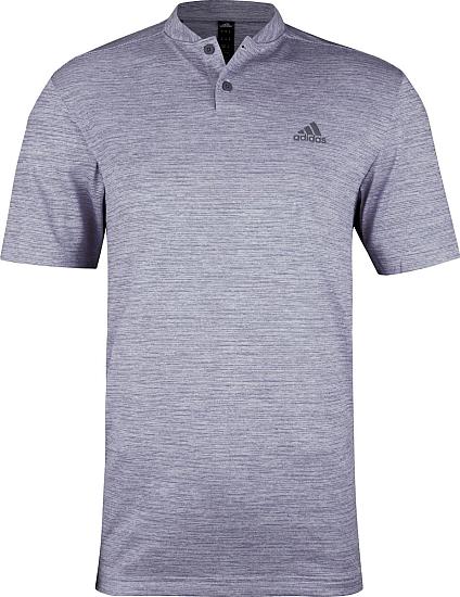 Adidas Texture Stripe Sport Collar Golf Shirts - ON SALE