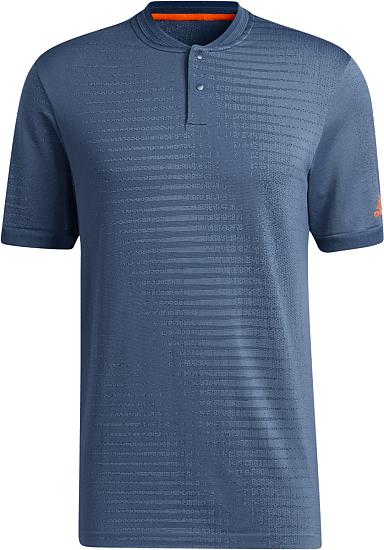 Adidas Primeknit Statement Seamless Sport Collar Golf Shirts