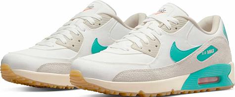 Nike Air Max 90 G Spikeless Golf Shoes - Limited Edition - Washed Teal