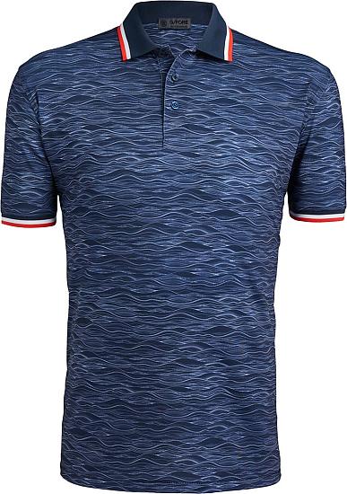 G/Fore Wave Jersey Golf Shirts