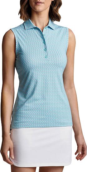 Peter Millar Women's Performance Sleeveless Golf Shirts - Spritz Royalye - ON SALE