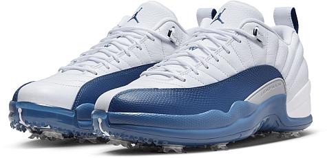 Nike Air Jordan Retro 12 Low Golf Shoes - French Blue