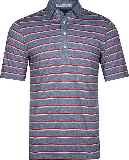 Criquet Players Bode Stripe Golf Shirts