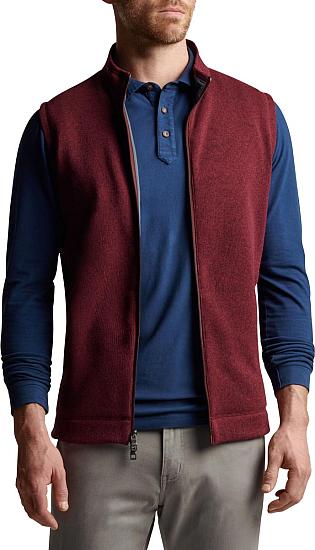 Peter Millar Crown Sweater Fleece Full-Zip Golf Vests - HOLIDAY SPECIAL