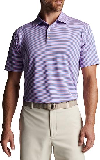 Peter Millar Hales Stripe Stretch Jersey Golf Shirts - HOLIDAY SPECIAL