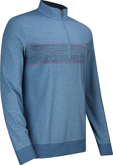 TravisMathew Splash of Color Quarter-Zip Golf Pullovers