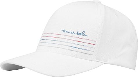 TravisMathew Crystal Blue Snapback Adjustable Golf Hats