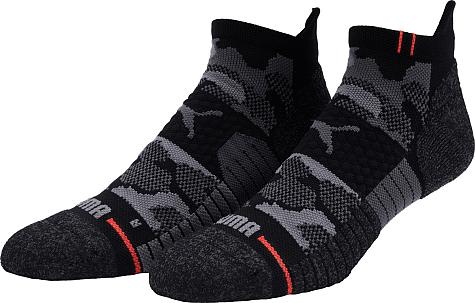 Puma Tech Single Tab Low Cut Golf Socks - Single Pairs - Black Camo