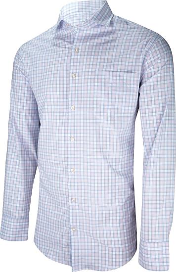 Peter Millar Lee Performance Poplin Sport Woven Button-Downs