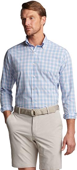 Peter Millar Crown Crafted Bakers Performance Poplin Sport Button-Downs - ON SALE