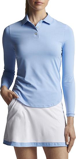 Peter Millar Women's Opal Stretch Jersey Long Sleeve Golf Shirts