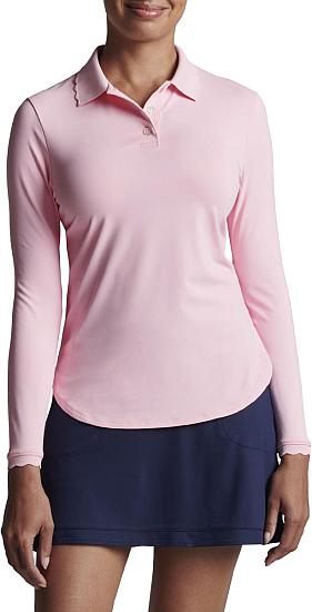 Peter Millar Women's Opal Stretch Jersey Long Sleeve Golf Shirts