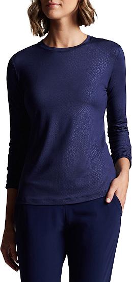 Peter Millar Women's Lunar Embossed Performance Long-Sleeve T-Shirts - HOLIDAY SPECIAL