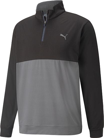 Puma Gamer Colorblock Quarter-Zip Golf Pullovers