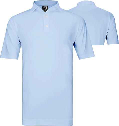 FootJoy ProDry Performance Solid Lisle Set-On Placket Golf Shirts - FJ Tour Logo Available