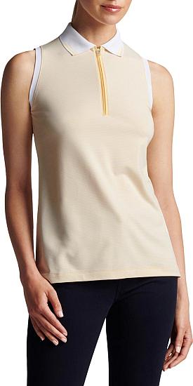 Peter Millar Women's Chrissie Sport Quarter-Zip Sleeveless Golf Shirts