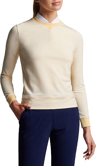 Peter Millar Women's Birdie Sugar Stripe Sport Golf Pullovers
