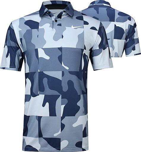 Nike Dri-FIT Tour Blueprint Camo Golf Shirts - HOLIDAY SPECIAL