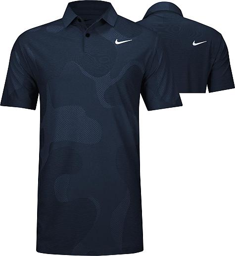 Nike Dri-FIT Advanced Tour Camo Golf Shirts
