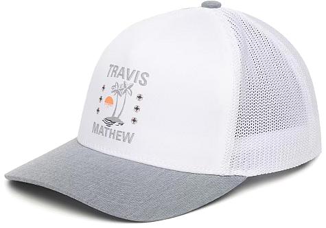TravisMathew Address Unknown Mesh Snapback Adjustable Golf Hats