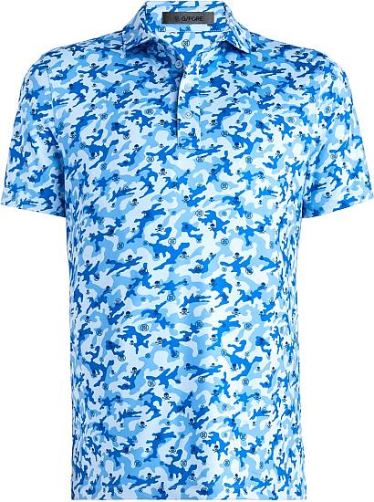 G/Fore Icon Camo Printed Golf Shirts - ON SALE