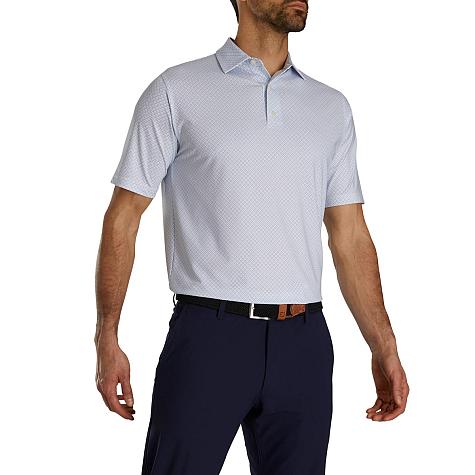 FootJoy Lisle Dot Geo Print Golf Shirts