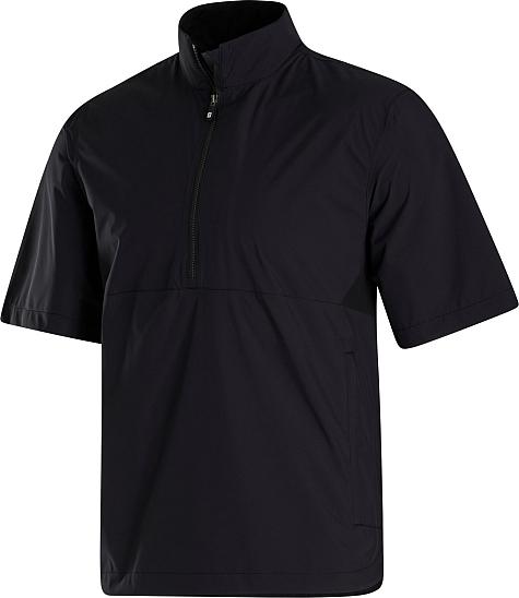 FootJoy HydroLite X Short Sleeve Quarter-Zip Golf Rain Shirts - FJ Tour Logo Available